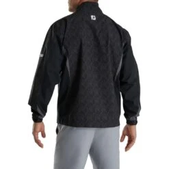 FootJoy Men's 2022 Hydrolite Rain Jacket - Black Marble -golf footjoy mens 2022 hydrolite rain jacket black marble 130643 c 3