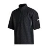 FootJoy Men's 2022 Hydrolite Short Sleeve Rain Shirt - Black Marble -golf footjoy mens 2022 hydrolite short sleeve rain shirt black marble 130647 c 1