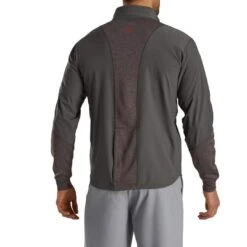 FootJoy Men's 2022 Hyperflex Pullover - Charcoal -golf footjoy mens 2022 hyperflex pullover charcoal 130659 c 3