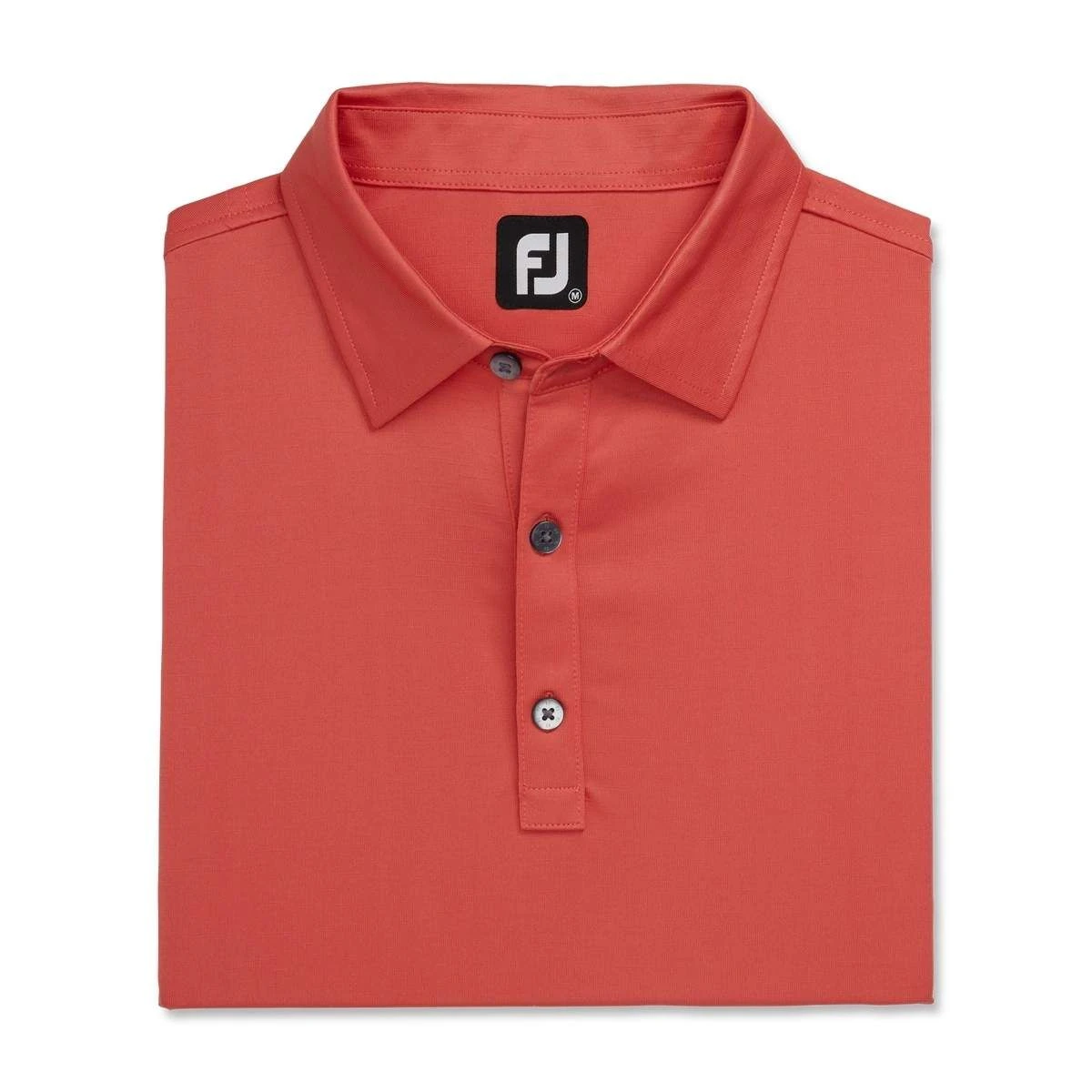 FootJoy Men's 2022 Slub Yarn Polo - Coral 3 FootJoy Men's 2022 Slub Yarn Polo - Coral