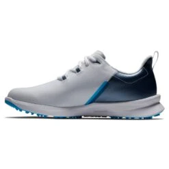 FootJoy Men's Fuel Sport White/Blue Golf Shoe - 55454 -golf footjoy mens fuel sport whiteblue golf shoe 55454 139836 c 2