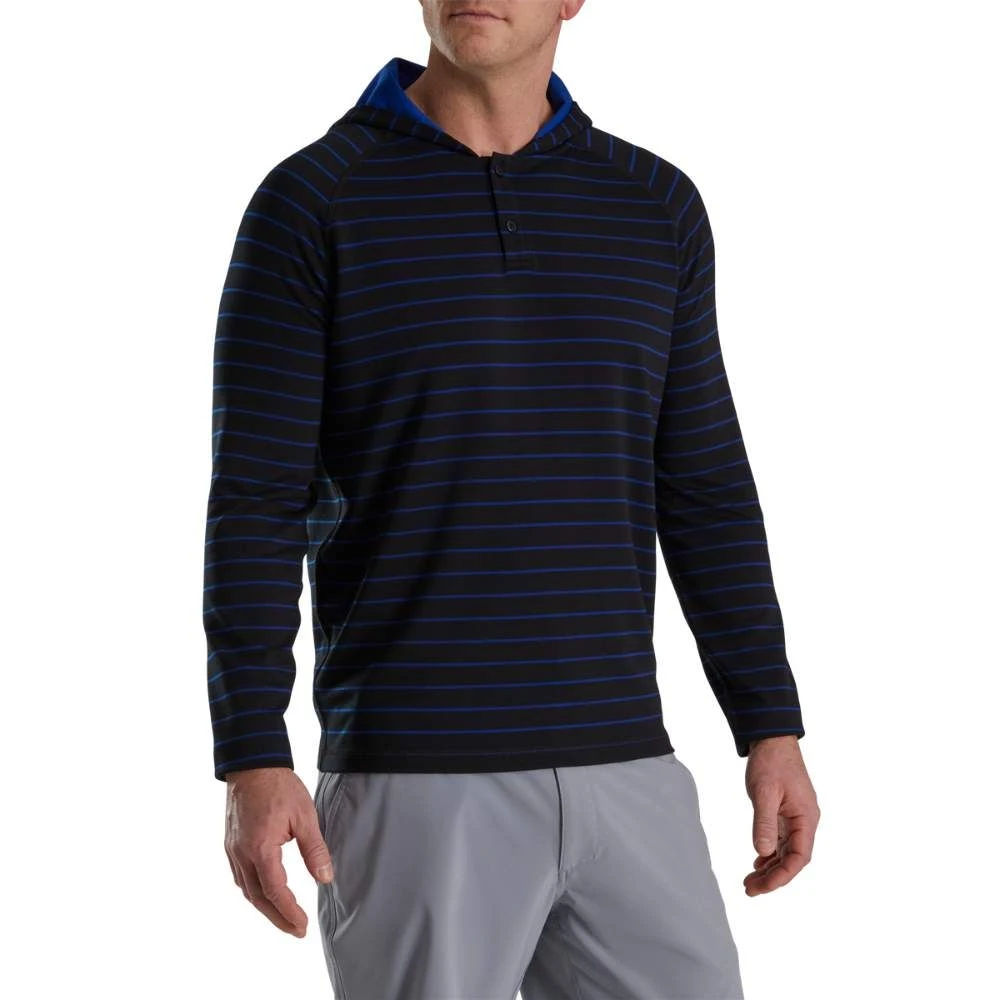 FootJoy Men's Lifestyle Striped Hoodie 4 FootJoy Men's Lifestyle Striped Hoodie - Image 2
