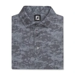 FootJoy Men's Lisle Cloud Camo Golf Polo 2023 - Lava -golf footjoy mens lisle cloud camo golf polo 2023 lava 139997 c 4