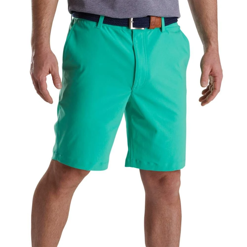 FootJoy Men's Performance Knit Shorts - Sea Green 4 FootJoy Men's Performance Knit Shorts - Sea Green - Image 2