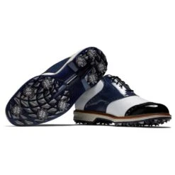 FootJoy Men's Premiere Series Navy/White Golf Shoe - 54323 -golf footjoy mens premiere series navywhite golf shoe 54323 139726 c 4