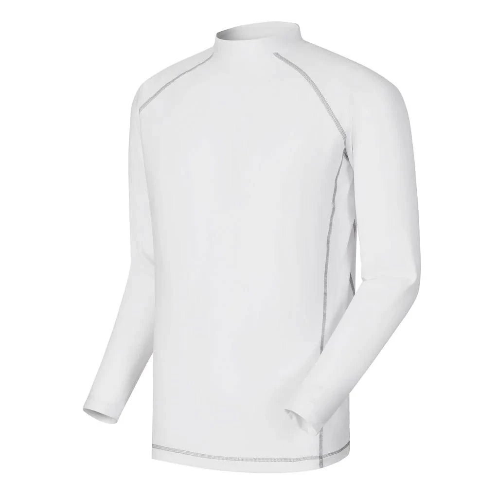 FootJoy Men's Thermal Base Layer White Mock Turtleneck 3 FootJoy Men's Thermal Base Layer White Mock Turtleneck