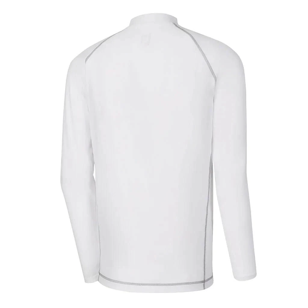 FootJoy Men's Thermal Base Layer White Mock Turtleneck 4 FootJoy Men's Thermal Base Layer White Mock Turtleneck - Image 2