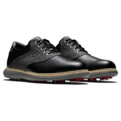 FootJoy Men's Traditions Golf Shoe - Black -golf footjoy mens traditions golf shoe black 129535 c 4