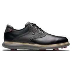FootJoy Men's Traditions Golf Shoe - Black 57904