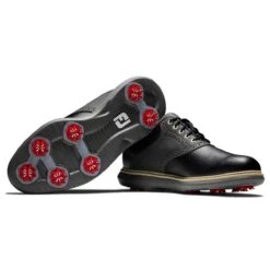 FootJoy Men's Traditions Golf Shoe - Black 57904 -golf footjoy mens traditions golf shoe black 57904 120512 c 3