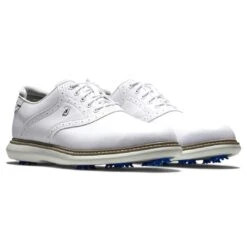 FootJoy Men's Traditions White Golf Shoe - Style 57903 -golf footjoy mens traditions white golf shoe style 57903 124728 c 4