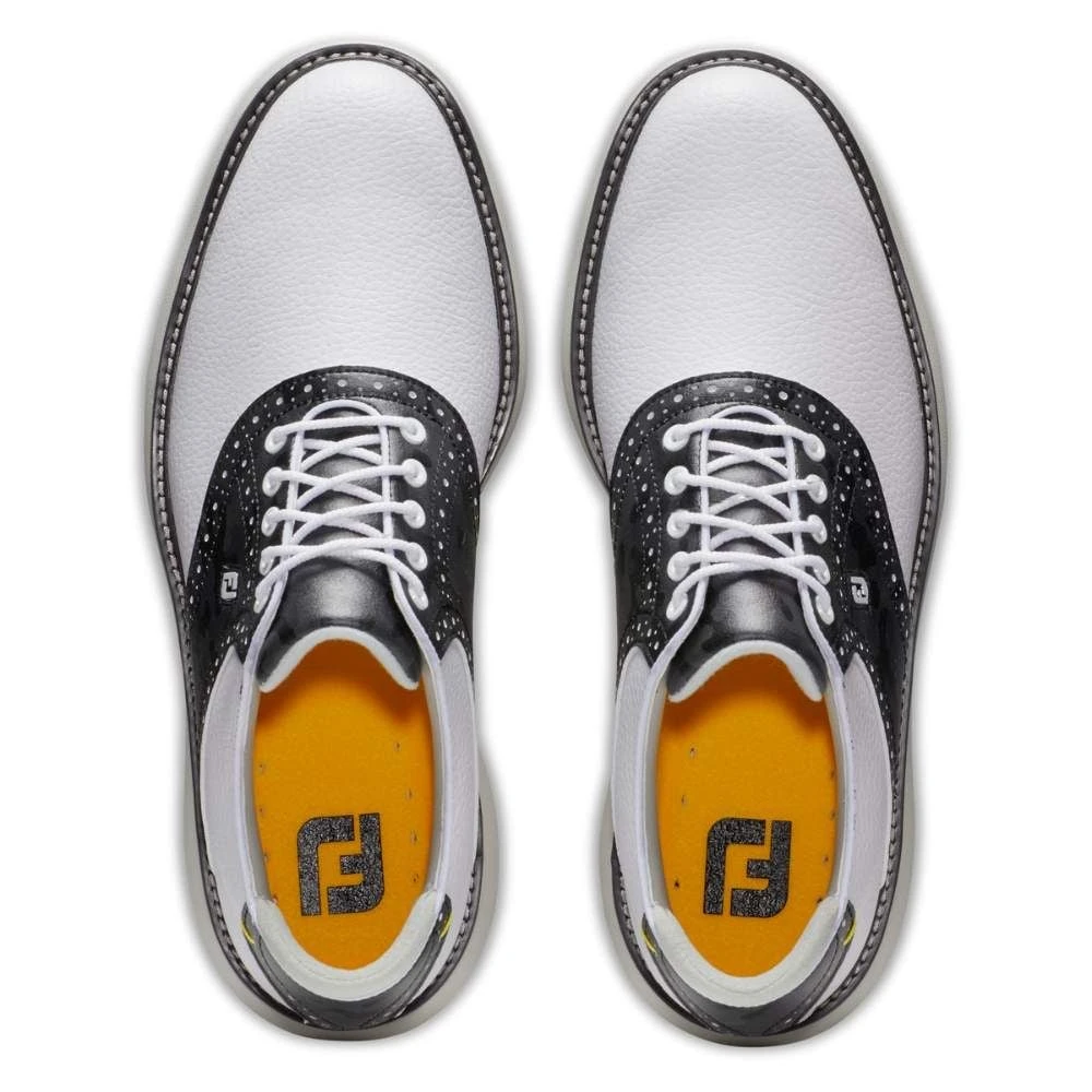 FootJoy Men's Traditions White/Camo Golf Shoe - 57928 5 FootJoy Men's Traditions White/Camo Golf Shoe - 57928 - Image 3