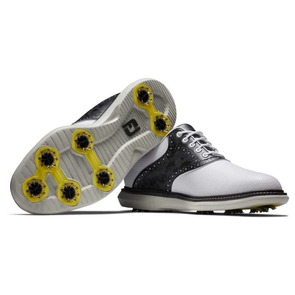 FootJoy Men's Traditions White/Camo Golf Shoe - 57928 6 FootJoy Men's Traditions White/Camo Golf Shoe - 57928 - Image 4