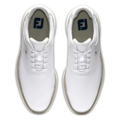 FootJoy Men's Traditions White Golf Shoe - Style 57903 -golf footjoy 57903 traditons6