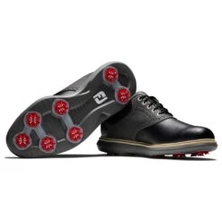 FootJoy Men's Traditions Golf Shoe - Black -golf footjoy 57913 traditions 5