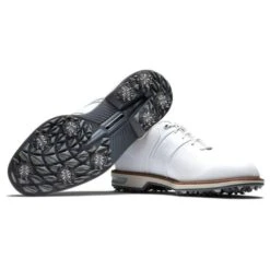 FootJoy Men's Premier Series White Golf Shoe - Style 53908 -golf footjoy premiere series packard golf shoes 53908 pair sole
