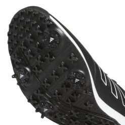 Adidas Mens 2023 Tech Response 3.0 Golf Shoe - Black -golf gv6890 9 footwear photography detail view 2 white