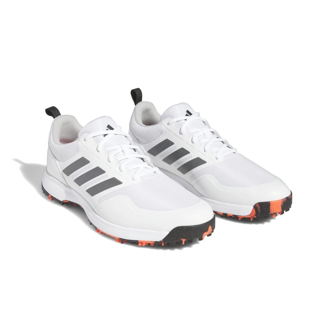 Adidas Men's 2023 Tech Response 3.0 Spikeless Golf Shoe - White/Black 7 Adidas Men's 2023 Tech Response 3.0 Spikeless Golf Shoe - White/Black - Image 5