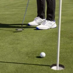 Adidas Men's 2023 ZG23 Golf Shoe - White/Lucid Blue -golf gw1179 16 footwear photography heromrktng view 3 white