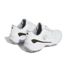 Adidas Men's 2023 ZG23 BOA Golf Shoe - White/Silver -golf gy9713 7 footwear photography back lateral top view white