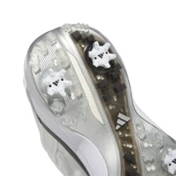 Adidas Men's 2023 ZG23 BOA Golf Shoe - White/Silver -golf gy9713 9 footwear photography detail view 2 white