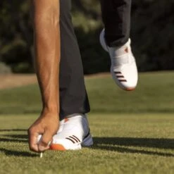 Adidas Men's 2023 ZG23 BOA Golf Shoe - White/Semi Solar Red -golf gy9716 14 footwear photography heromrktng view 1 white