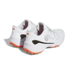 Adidas Men's 2023 ZG23 BOA Golf Shoe - White/Semi Solar Red -golf gy9716 7 footwear photography back lateral top view white