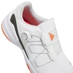 Adidas Men's 2023 ZG23 BOA Golf Shoe - White/Semi Solar Red -golf gy9716 8 footwear photography detail view 1 white
