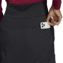 Adidas Women's Frill Skirt 2023 - Black -golf ha3460 7 apparel on model detail view 1 white