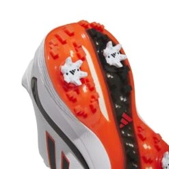 Adidas Men's 2023 ZG23 Golf Shoe - White/Semi Solar Red -golf hp2223 9 footwear photography detail view 2 white