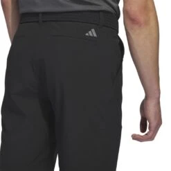 Adidas Men's Ultimate365 8.5-Inch Golf Shorts 2023 - Black 12 Adidas Men's Ultimate365 8.5-Inch Golf Shorts 2023 - Black -golf hr6793 7 apparel on model detail view 2 white