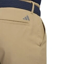 Adidas Men's Ultimate365 10-Inch Golf Shorts 2023 - Hemp -golf hr7951 6 apparel on model detail view 1 white