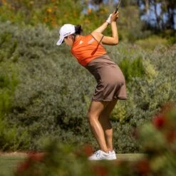 Adidas Women's Ultimate365 Tour Colorblocked Golf Dress 2023 -golf hs8956 15 apparel photography heromrktng view 2 white