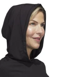 Adidas Women's Performance Golf Hoodie 2023 - Black -golf ht1276 performance hoodie 137290 c 4