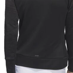 Adidas Women's COLD.RDY Jacket 2023 - Black -golf hy7182 10 apparel on model detail view 3 white