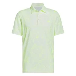 Adidas Men's Ultimate365 Print Polo 2023 - White 13 Adidas Men's Ultimate365 Print Polo 2023 - White -golf hz0444 1 apparel photography front view white