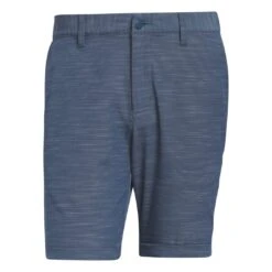 Adidas Men's 7.5 Inch Textured Golf Shorts 2023 - Arctic Night -golf hz3192 1 apparel photography front view white