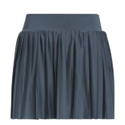 Adidas Women's Ultimate365 Tour Pleated 15-Inch Golf Skirt 2023 - Arctic Night -golf ia3495 1 apparel photography front view white