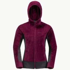 Jack Wolfskin Women's Rotwand Hooded Fleece Jacket -golf jack wolfskin womens rotwand hooded fleece jacket 136734 c 3