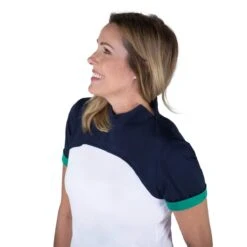 Jofit Women's Short Sleeve Color Block Mock Polo -golf jofit womens short sleeve color block mock polo 111379 c 3