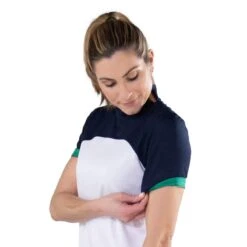 Jofit Women's Short Sleeve Color Block Mock Polo -golf jofit womens short sleeve color block mock polo 111379 c 4