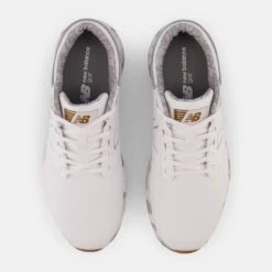 New Balance Men's Brighton Golf Shoe - White/Brown -golf new nbg2010wbr brighton 3