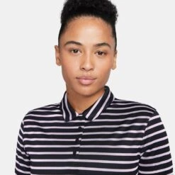 Nike Women's Dri-Fit Victory Stripe Polo 2023 -golf nik dx1503 vctry ss stripe 010 3