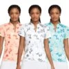 Nike Women's 2021 Breathe Printed Floral Golf Polo -golf nike womens 2021 breathe printed floral golf polo 122968 c 1