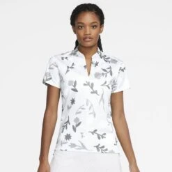 Nike Women's 2021 Breathe Printed Floral Golf Polo -golf nike womens 2021 breathe printed floral golf polo 122968 c 4
