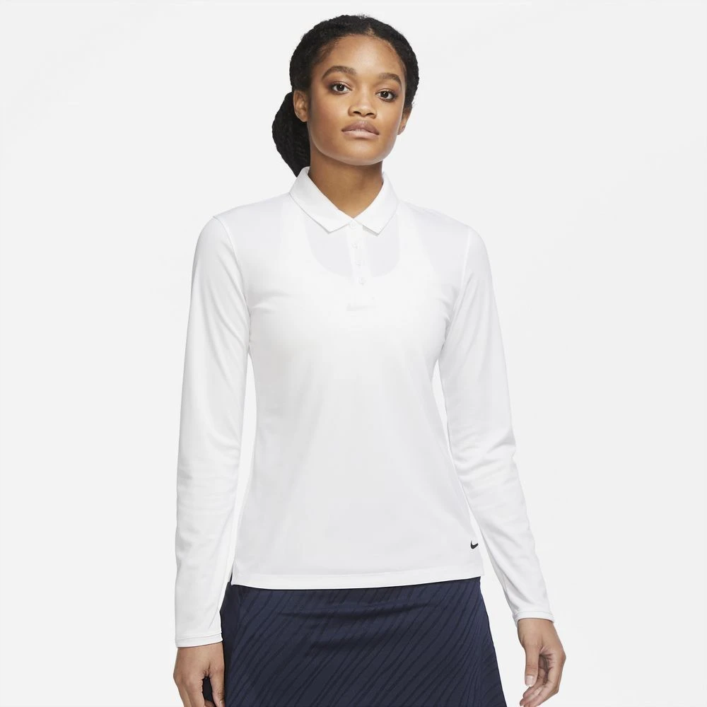 Nike Women's 2022 Dri-Fit Victory Long Sleeve Polo 4 Nike Women's 2022 Dri-Fit Victory Long Sleeve Polo - Image 2