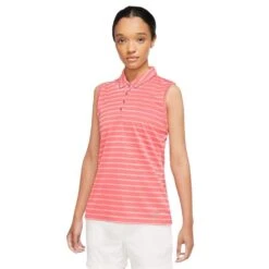 Nike Women's Dri-Fit Victory Sleeveless Striped Polo 2023