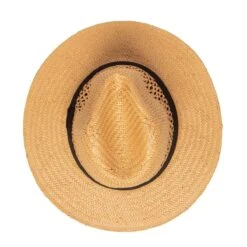 Backspin Men's Woven Paper Fedora -golf pbf7004 paper fedora 1