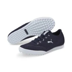 Puma Women's 2022 Monolite Fusion Slip-On Golf Shoe - Navy Blazer/White