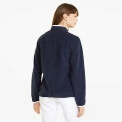 Puma Women's 2022 Sherpa 1/4 Zip Pullover -golf puma womens 2022 sherpa 14 zip pullover 136436 c 3